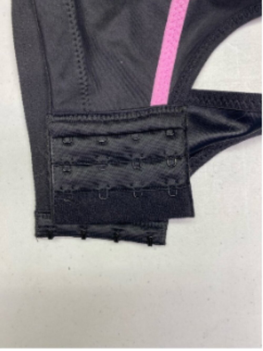 Glamorise 1066 Black Pink Trim No-Bounce Cami Wireless Sports Bra 42DD *P1040 - Picture 5 of 5